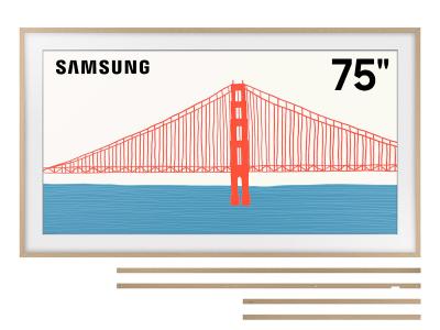 75" Samsung Bundles The Frame QLED 4K Smart TV and Frame Customizable Bezel - QN75LS03BAFXZC-VG-SCFA75TKBZA
