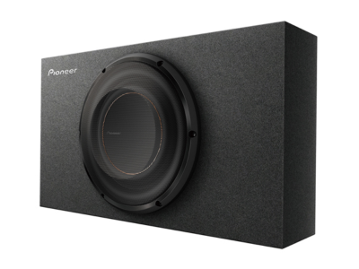 Pioneer 10" Single 2 Ohms Voice Coil Pre-Loaded Subwoofer with Sealed Enclosure - TS-D10LB