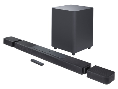 JBL 11.1.4 Channel BAR 1300X Soundbar with Detachable Surround Speakers True Dolby Atmos DTS:X and MultiBeam - JBLBAR1300BLKAM