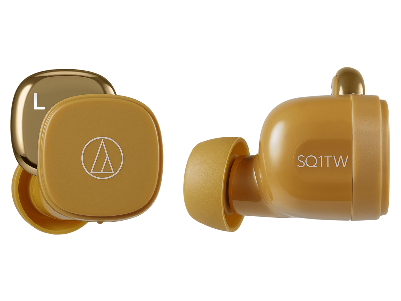 Audio Technica ATH SQ1TWBK Wireless Earbuds