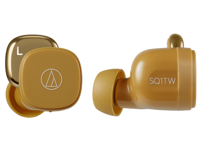 Audio Technica Wireless Earbuds in Caramel - ATH-SQ1TWMU