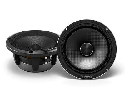 6.5” Alpine Status Hi-Resolution 3-Way Slim-Fit Component Speaker Set - HDZ-653S