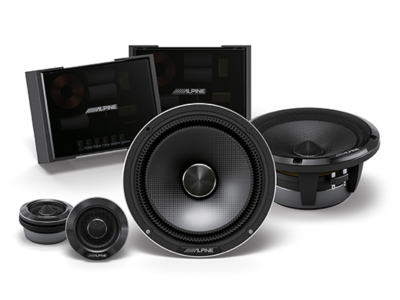 6.5” Alpine Status Hi-Resolution 2-Way Component Speaker Set - HDZ-65C