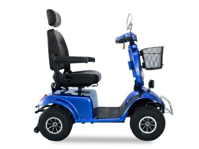 Daymak 800W , 24V 4 Wheeled Mobility Chair Scooter in Blue - Boomerbuggy V (Bl)