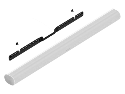 Sonos Arc Soundbar and Wall Mount Set in White - Arc Mount Set (W)