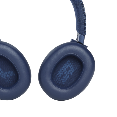 JBL Wireless Over-Ear Noise Cancelling Headphones in Blue  - JBLLIVE660NCBLUAM