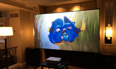 110" EluneVision 16:9 Reference EVO 8K NanoEdge Projection Screen - EV8K-ZL-110-1.0