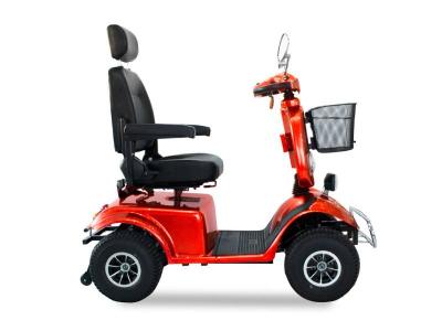 Daymak 800W , 24V 4 Wheeled Mobility Chair Scooter in Red - Boomerbuggy V (R)