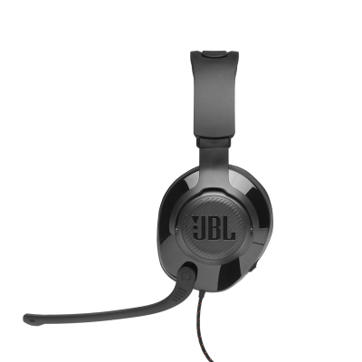 JBL Quantum 300 Hybrid Wired Over-Ear Gaming Headset with Flip-Up Mic - JBLQUANTUM300BLKAM
