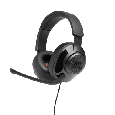 JBL Quantum 300 Hybrid Wired Over-Ear Gaming Headset with Flip-Up Mic - JBLQUANTUM300BLKAM