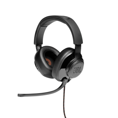 JBL Quantum 200 Wired Over-Ear Gaming Headset with Flip-Up Mic - JBLQUANTUM200BLKAM