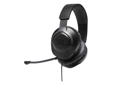 JBL Quantum 100 Wired Over-Ear Gaming Headset with a Detachable Mic - JBLQUANTUM100BLKAM