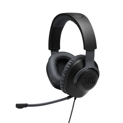 JBL Quantum 100 Wired Over-Ear Gaming Headset with a Detachable Mic - JBLQUANTUM100BLKAM