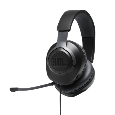JBL Quantum 100 Wired Over-Ear Gaming Headset with a Detachable Mic - JBLQUANTUM100BLKAM