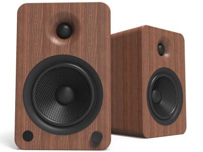 Kanto Powered Speakers with Bluetooth and Phono Preamp - YU6-WALNUT