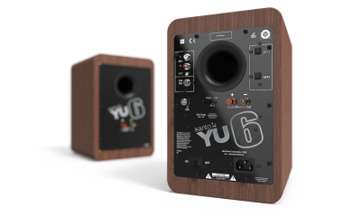 Kanto Powered Speakers with Bluetooth and Phono Preamp - YU6-WALNUT