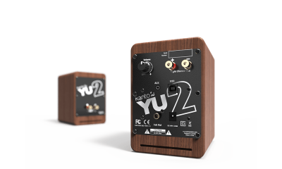 Kanto Powered Desktop Speakers - YU2-WALNUT