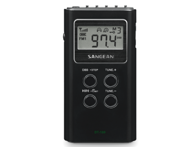 Sangean AM / FM Stereo Digital Tuning Pocket Radio - 14‐DT180BK