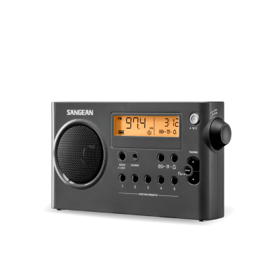 Sangean AM / FM Digital Tuning Radio in Gray-Black - 24-SG106