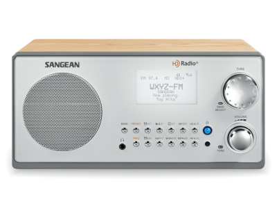 Sangean HD / AM / FM Wooden Radio in Walnut - 14-HDR18