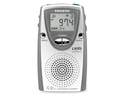 Sangean AM / FM Stereo Digital Tuning Pocket Radio - 14‐DT210