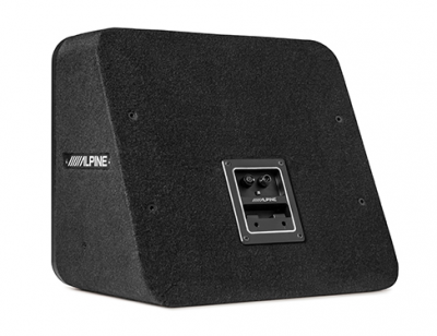 10" Alpine PrismaLink S-Series Pre-Loaded Subwoofer Wedge Enclosure - S2-SB10