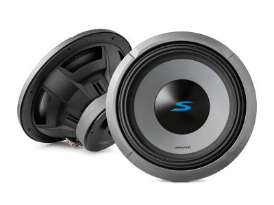 12" Alpine S-Series Subwoofer with Dual 4-Ohm Voice Coils - S2-W12D4