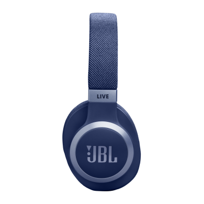 JBL Live 770NC Wireless True Adaptive Noise Cancelling Over-Ear Headphones in Blue - JBLLIVE770NCBLUAM