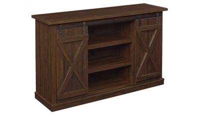 Bell'O Cottonwood TV Stand for TV up to 60 in Sawcut Expresso  HARRIS