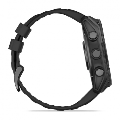 Garmin Fenix 8 Amoled 51 mm Slate Gray Smartwatch with Black Silicone Band - 010-02905-00