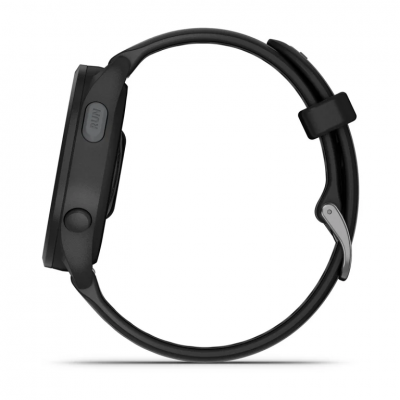Garmin Forerunner 165 Music Smart Watch in Black/Slate Gray - 010-02863-30