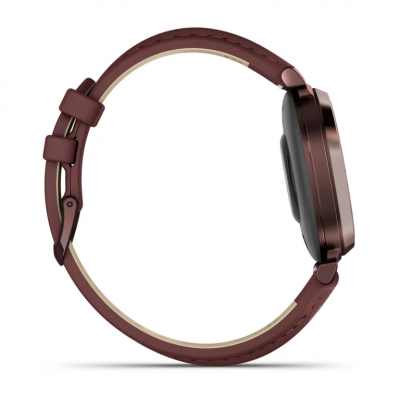 Garmin Lily 2 Classic Dark Bronze with Mulberry Leather Band - 010-02839-03