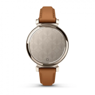 Garmin Lily 2 Classic Cream Gold with Tan Leather Band - 010-02839-02