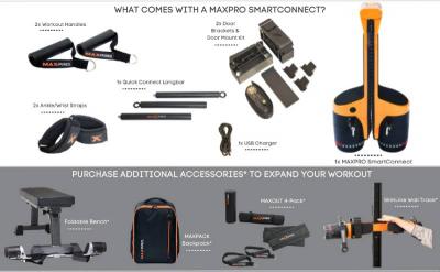 MaxPro Smart Connect Portable Smart Cable Home Gym - E1101-NNA-NG
