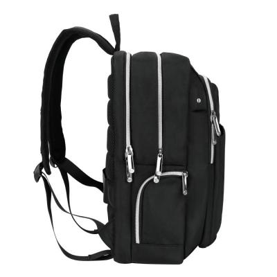Swiss Digital KATY ROSE Black Platinum Backpack with SDD Finder - SD1006FB-01B