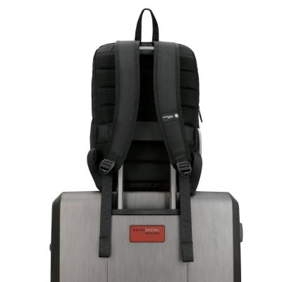 Swiss Digital KATY ROSE Black Platinum Backpack with SDD Finder - SD1006FB-01B