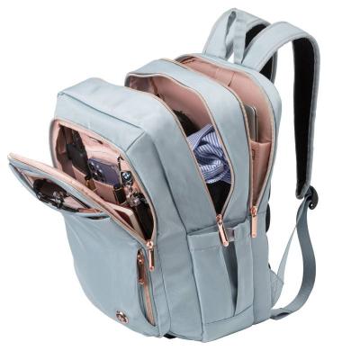 Swiss Digital KATY ROSE Teal Blue Backpack with SDD Finder - SD1006FB-14