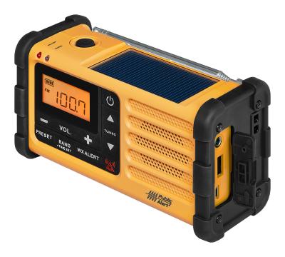 Sangean FM / AM / Weather / Handcrank / Solar / Emergency Alert Radio - MMR-88