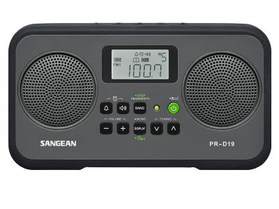 Sangean FM-Stereo / AM Digital Tuning Portable Receiver - PR-D19BK