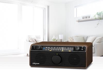 Sangean FM AM Aux-in Bluetooth Wooden Cabinet Receiver - WR-12BT