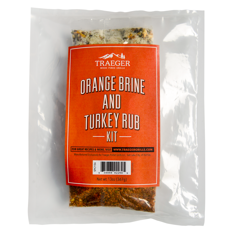 Traeger Orange Brine and Turkey Rub Kit - SPC156