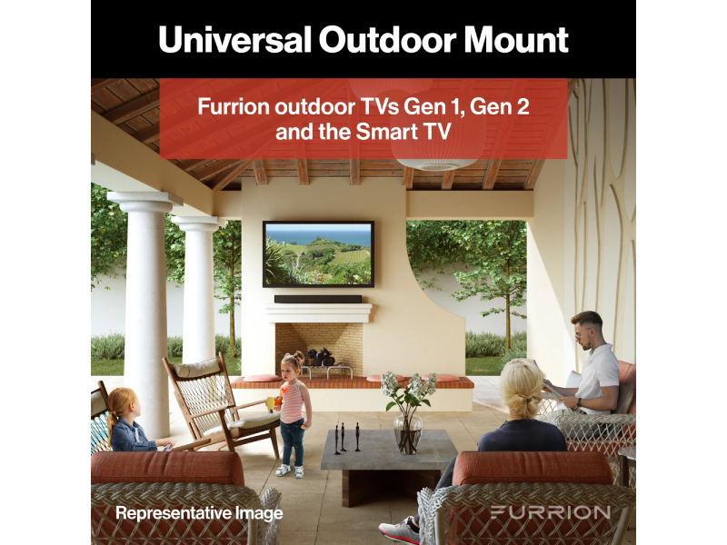 Furrion Aurora Universal Outdoor Ceiling Full Motion Mount - FU-F2AA003ABBK
