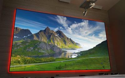 EluneVision 100" 16:9 Aurora NanoEdge ALR 4K Fixed-Frame Screen - EV-ZL-100-1.3