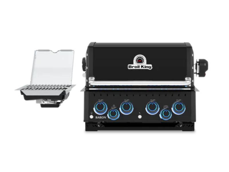 28" Broil King Baron 490 Shadow IR Built-In Natural Gas Grill - 875647 NG
