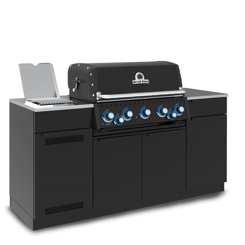 Broil King Baron 590i IR Shadow Natural Gas Grill - 876847 NG