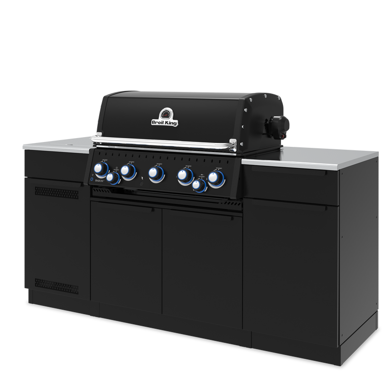 Broil King Baron 590i IR Shadow Natural Gas Grill - 876847 NG