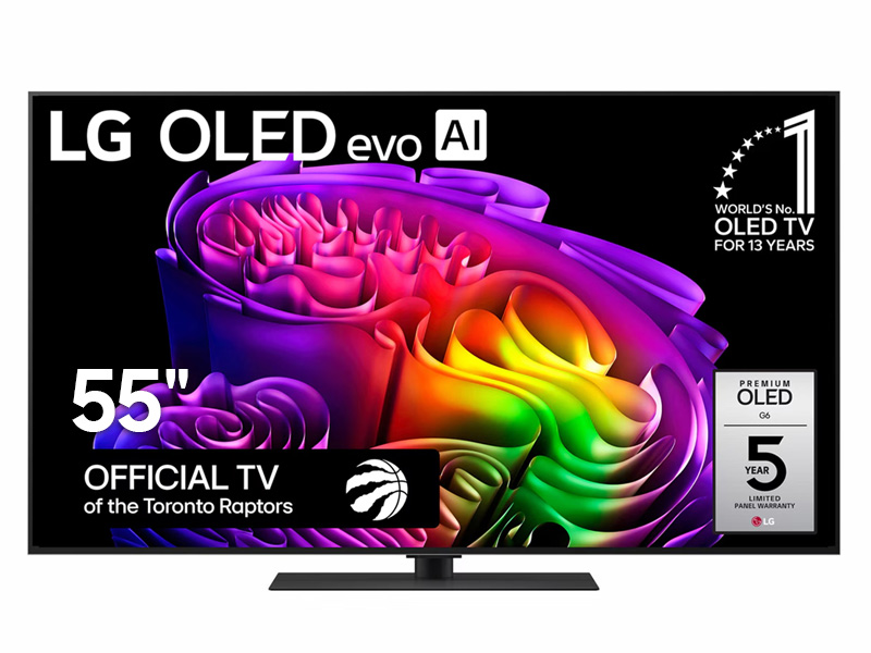 55" LG OLED evo AI G6 4K Smart TV 2026 - OLED55G6SUB