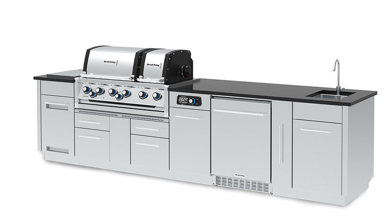 Broil King Imperial QS 690iH Liquid Propane Island Gas Grill - 697844H LP