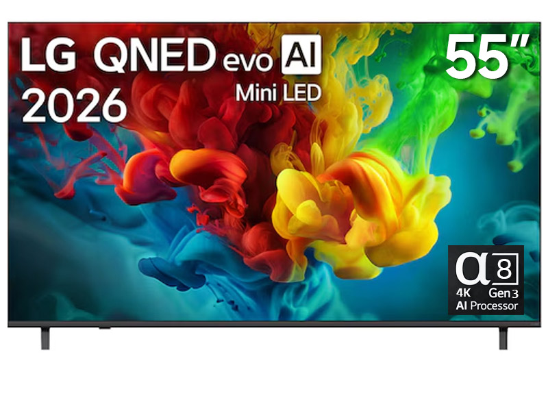 55" LG 55QNED82B 4K MiniLED with AI Processor Gen3 4K Smart webOS TV 2026