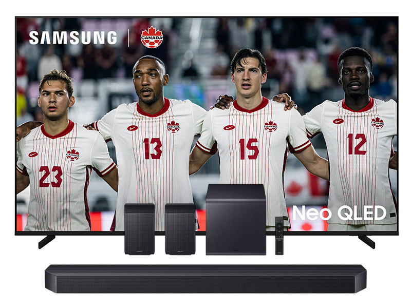 65" Samsung Neo QLED 4K Vision AI Smart TV + Q Series Soundbar - QN65QN80HAFXZC-HW-Q990F/ZC